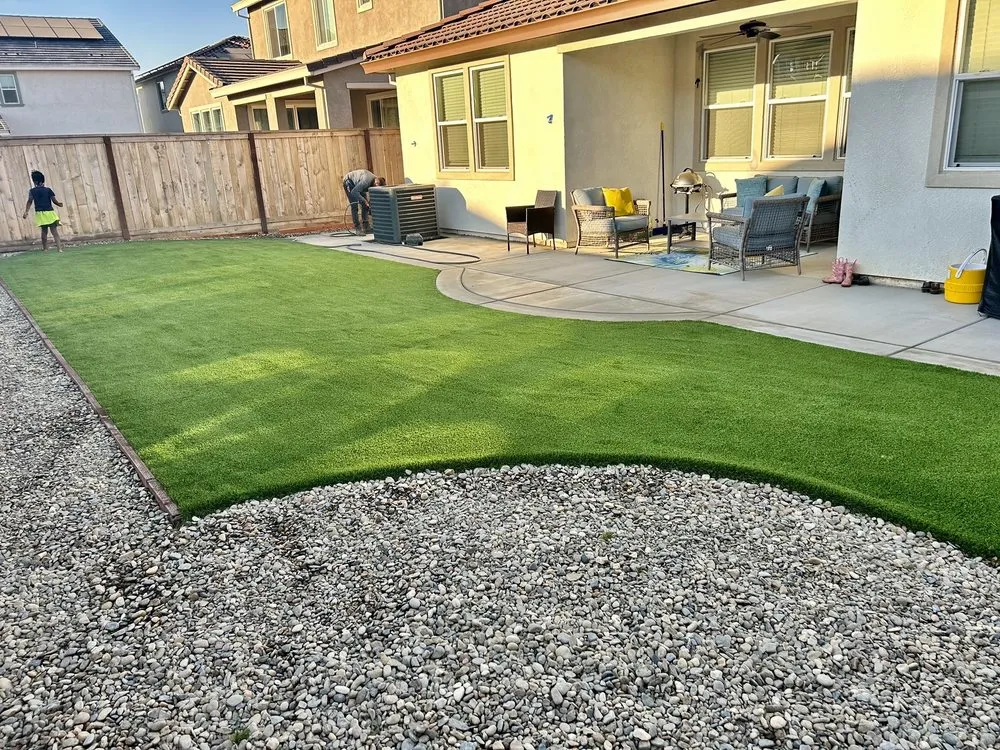 Affordable lawn mowing service for homes in Lincoln, CA by Smartscape Turf Innovations