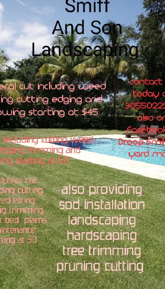 Trusted lawn mowing service for residential properties across Opa-locka, FL - Smiff And Son Landscaping