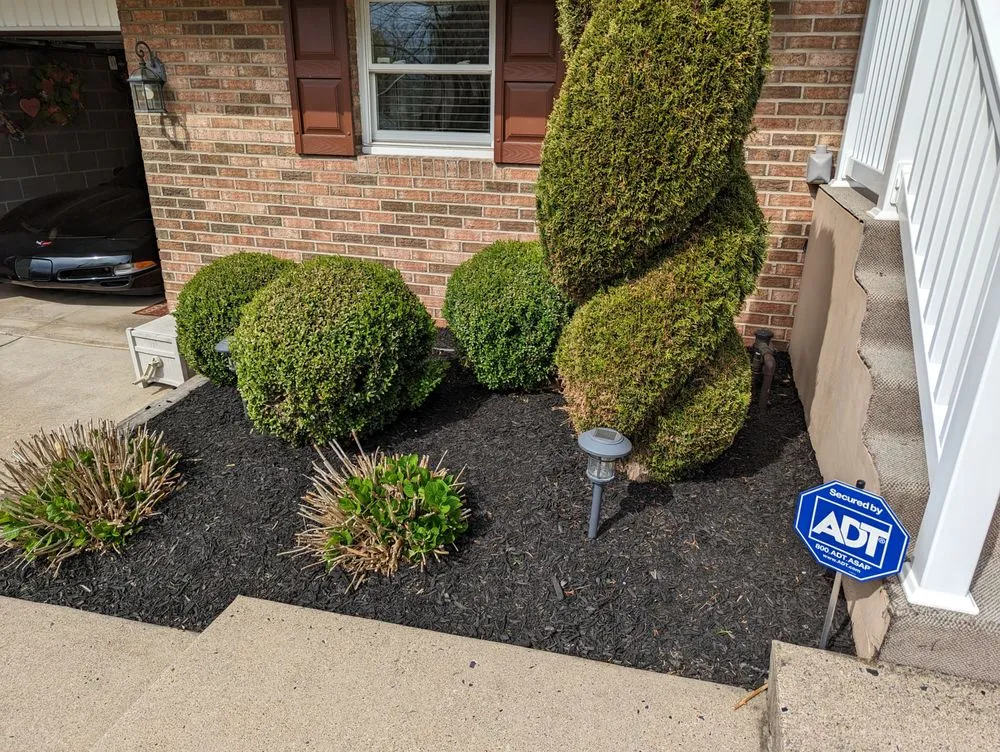 Local landscape installation in Wilkes Barre, PA by Smile Lawn Care & Landscapers