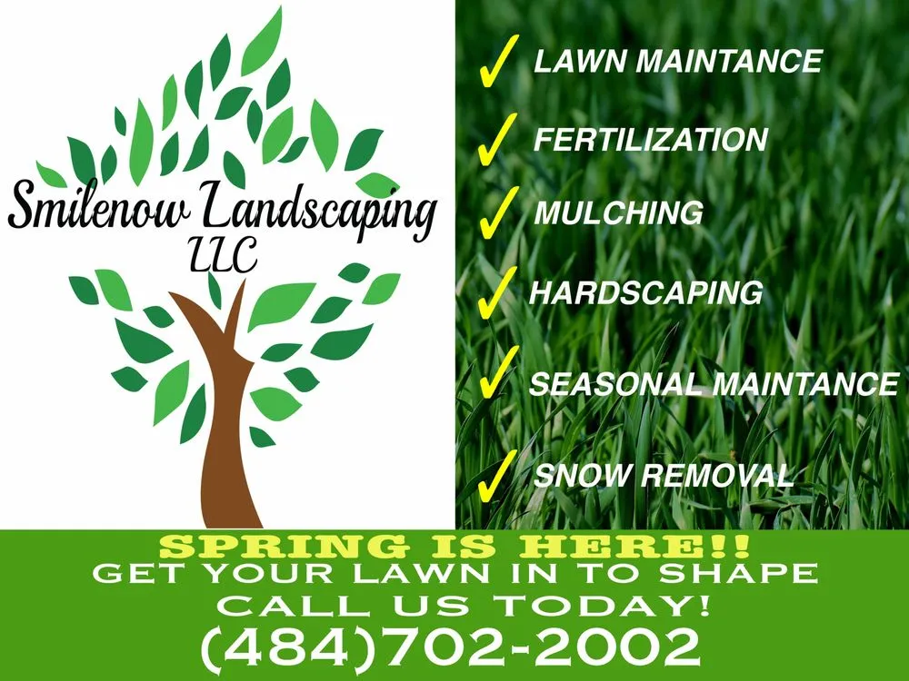 Reliable yard maintenance for beautiful yards in Oxford, PA by Smilenow Landscaping