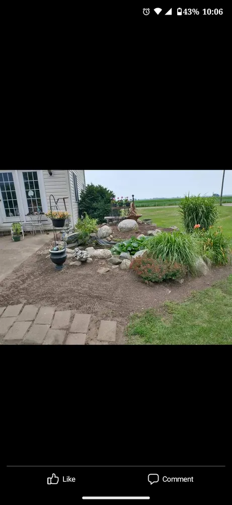 Professional garden landscaping for homes across Mendon, MI - Smilies Lawn Care