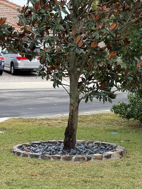 Local landscape installation in Melbourne, FL by Smilin' Curbs