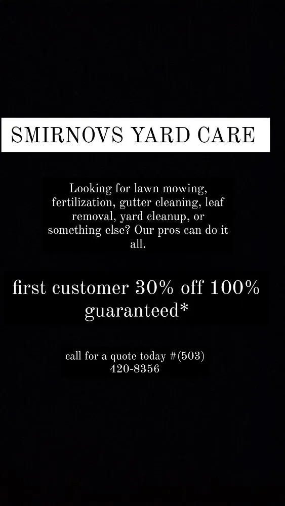 Custom yard cleanup service for beautiful yards across Powell Butte, OR - Smirnovs Yard Care