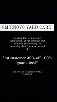 Smirnovs Yard Care Logo