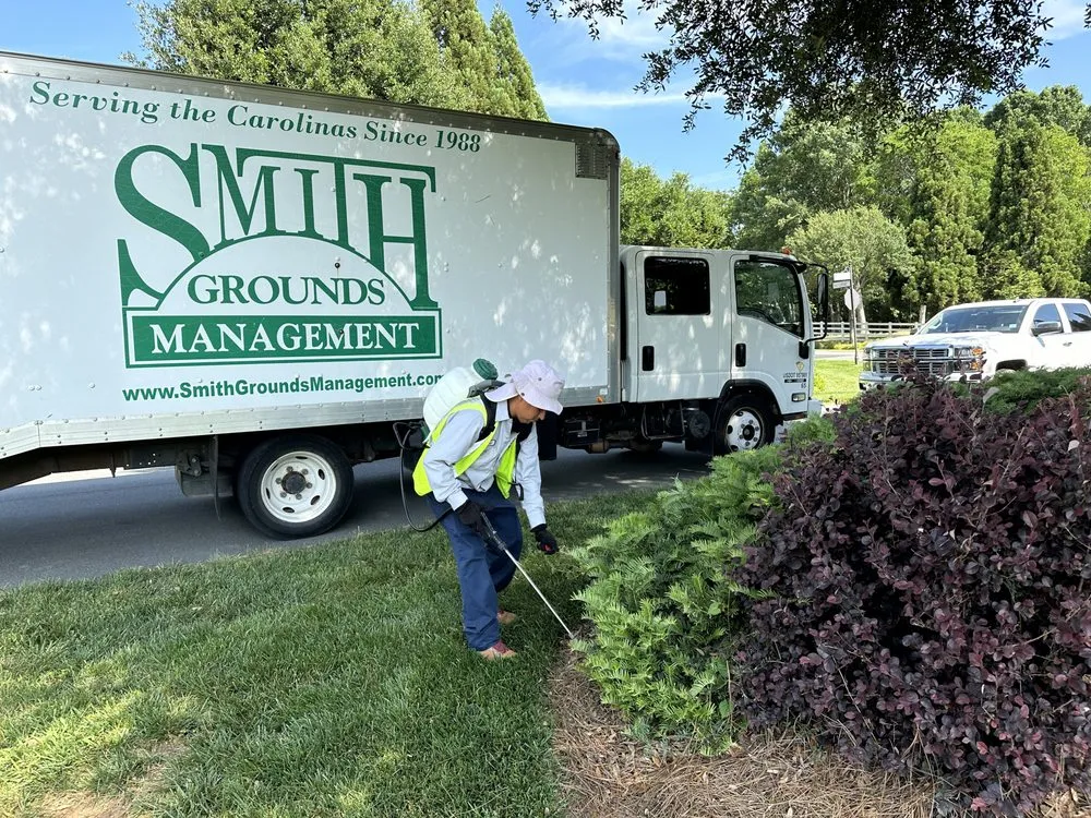 Professional landscape design in Indian Trail, NC by Smith Ground Management