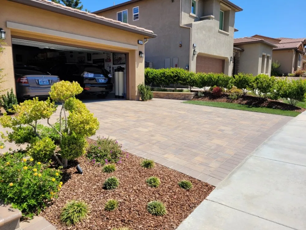 Professional lawn mowing service for homes in Valencia, CA by Smith Landscape