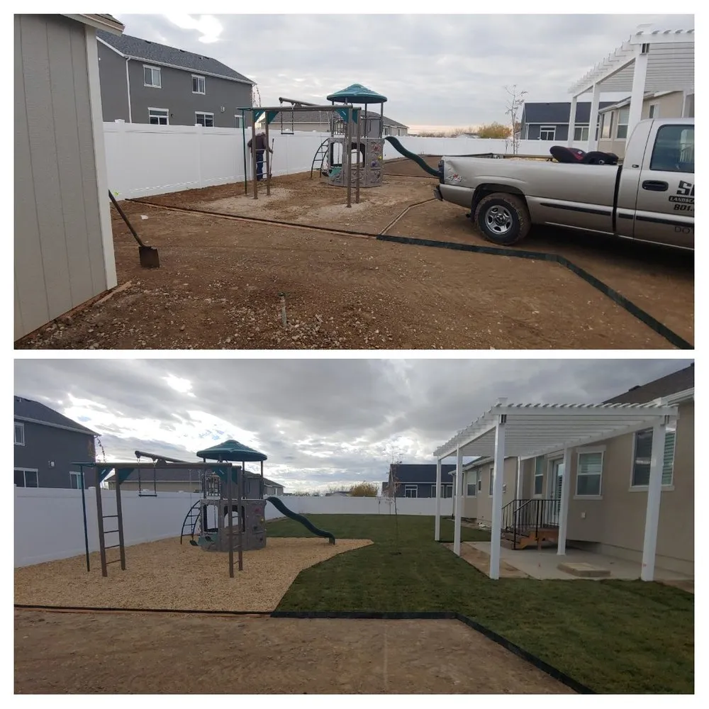 Expert yard maintenance with custom design in Clinton, UT by Smith Landscaping & Lawncare