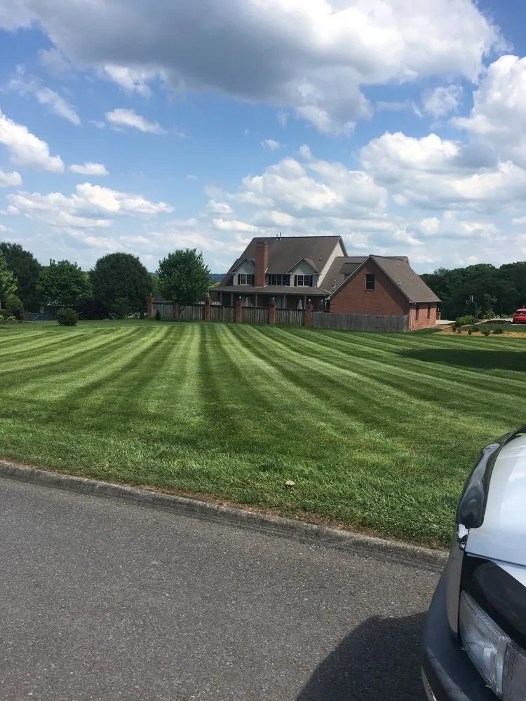 Custom residential landscaping in Maynardville, TN by Smith landscaping and lawn care