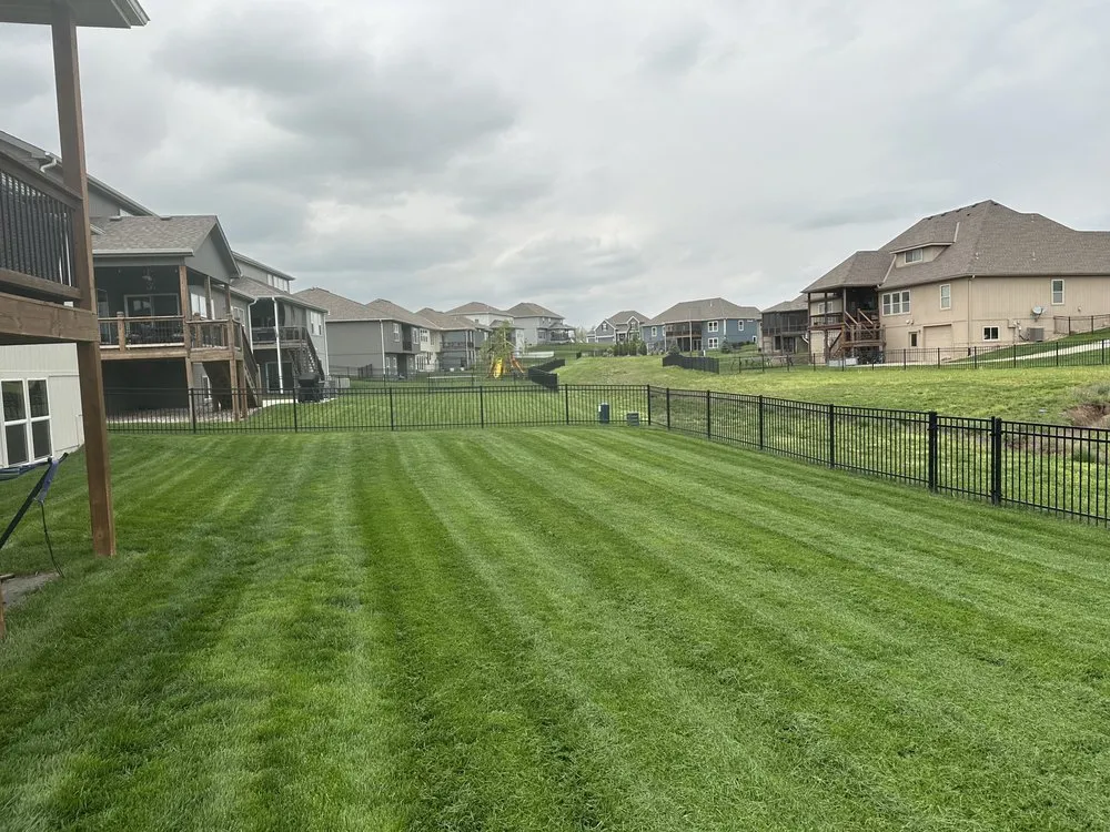 Professional yard maintenance with custom design in Kearney, MO by Smith Lawn Care