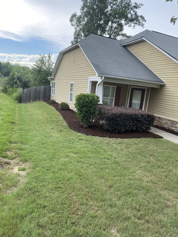 Affordable landscape installation for homes in Greenville, SC by Smith Lawncare & Handyman Services
