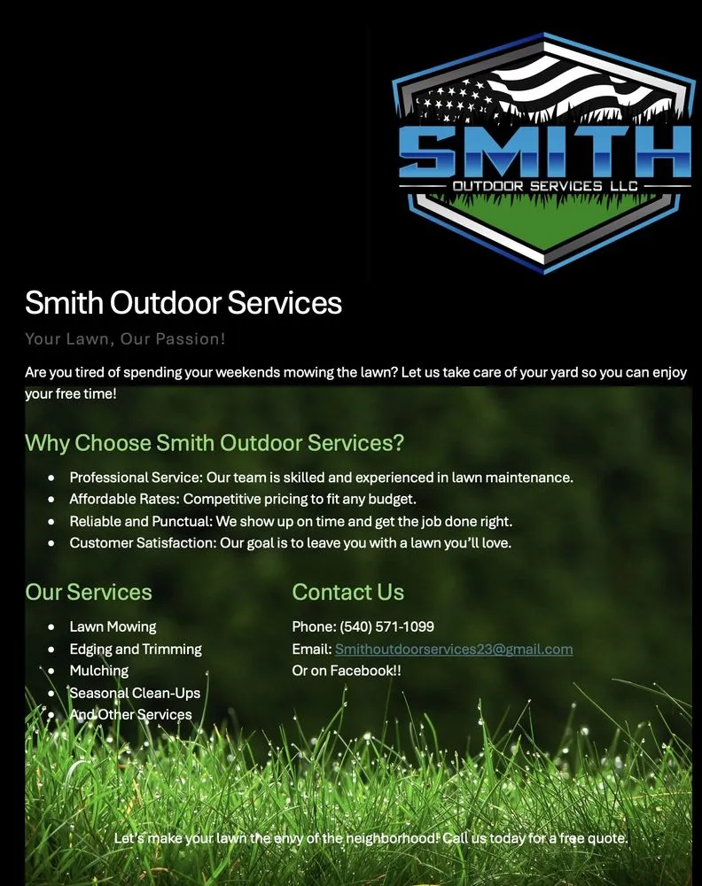Trusted residential landscaping experts serving Fredericksburg, VA - Smith Outdoor Services