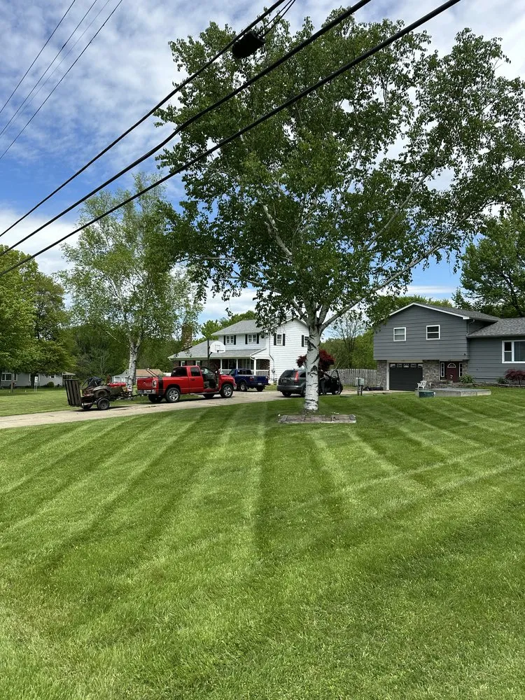 Reliable lawn mowing service in Brookfield Center, OH by Smith's Services