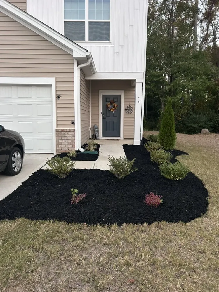 Trusted yard cleanup service for beautiful yards in Apex, NC by Smitten Lawns