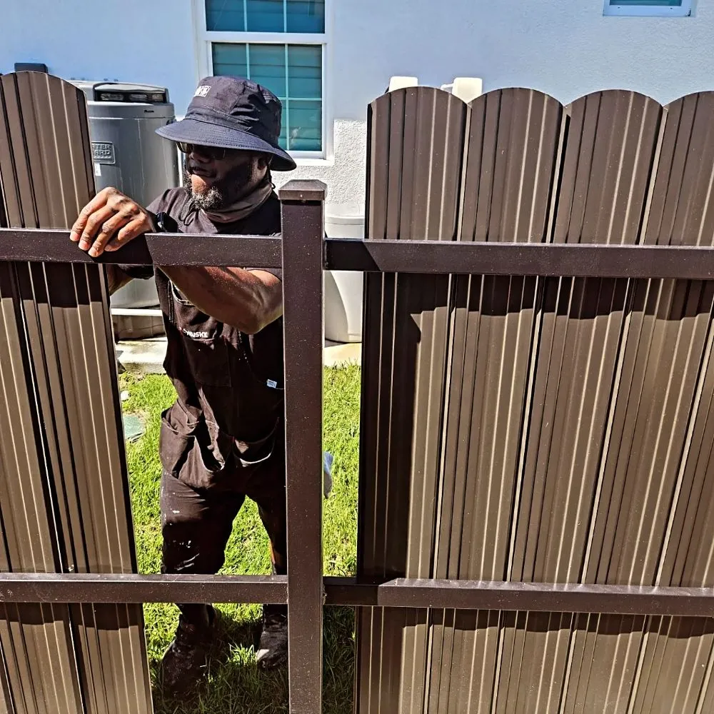 Custom landscape installation in Lehigh Acres, FL by SMM Construction Services