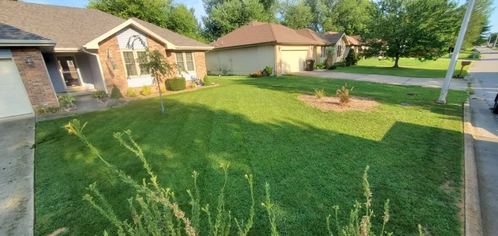 Professional landscape installation in Springfield, MO by Smokin Mowhawk Lawn Care