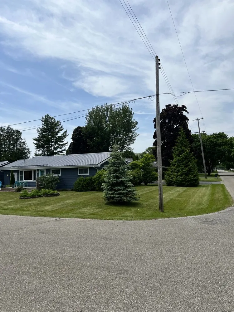 Custom landscape design for homes in Alabaster Township, MI by Smoking Grass Lawncare