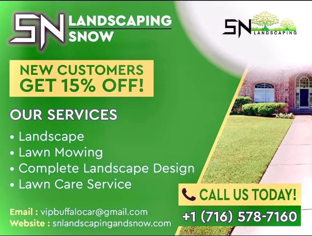 Affordable lawn mowing service experts serving Buffalo, NY - SN Landscaping and lawn care