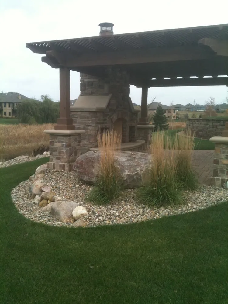 Custom residential landscaping in Sioux Falls, SD by Snaza Landscaping