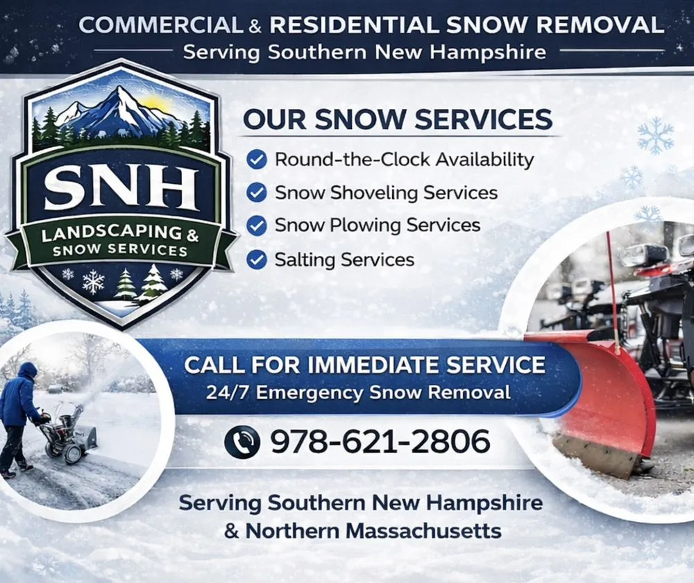 Expert outdoor landscaping in Nashua, NH - SNH Landscaping&Snow Services LLC