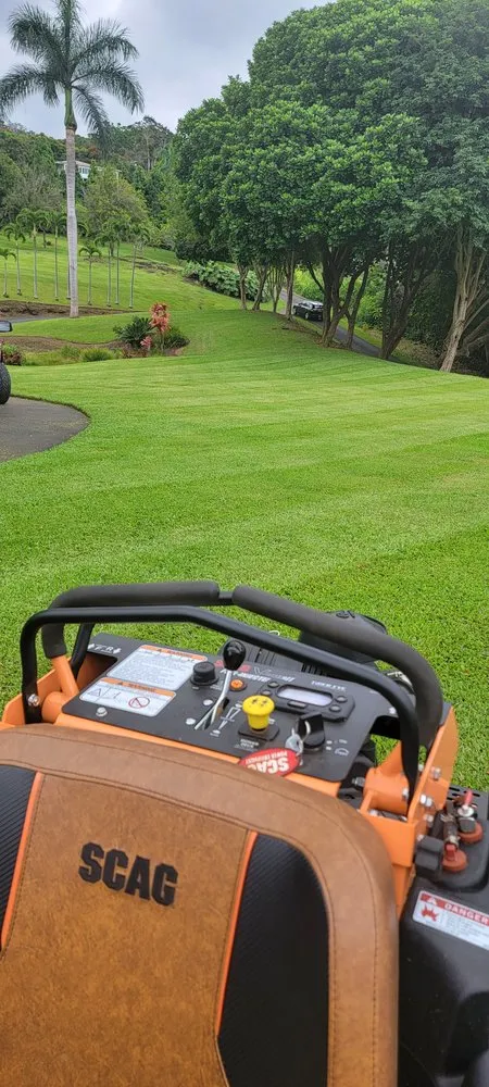 Custom landscape installation in Honokaa, HI - SnipperZ Lawn Care