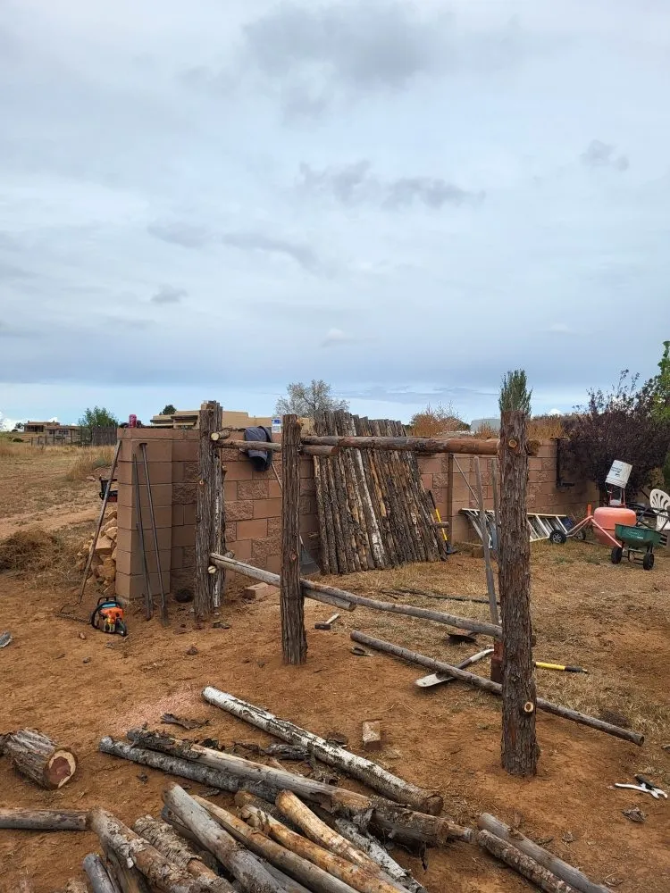 Affordable landscape installation in Santa Fe, NM by SnK LIGC