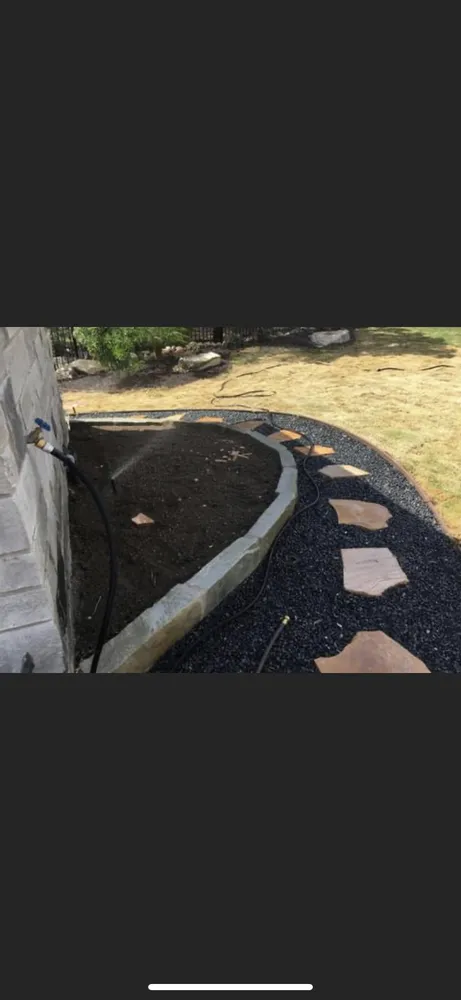 Custom landscape installation in San Antonio, TX by SNL Total landscapes