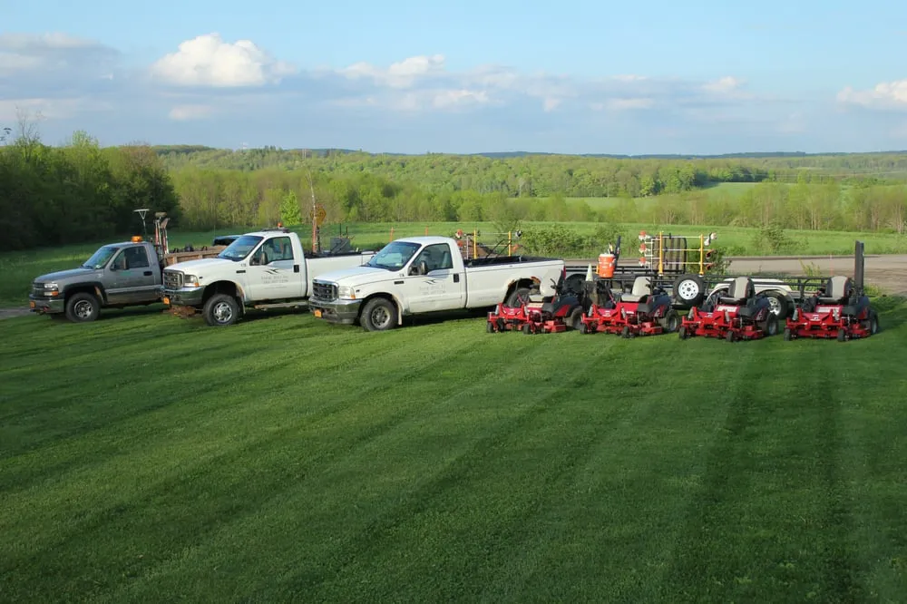 Expert lawn care service in Alfred Station, NY by Snow Hill