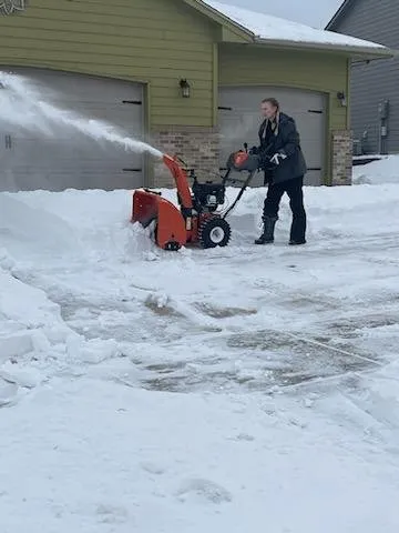 Professional lawn mowing service in Sioux Falls, SD by Snowbusters