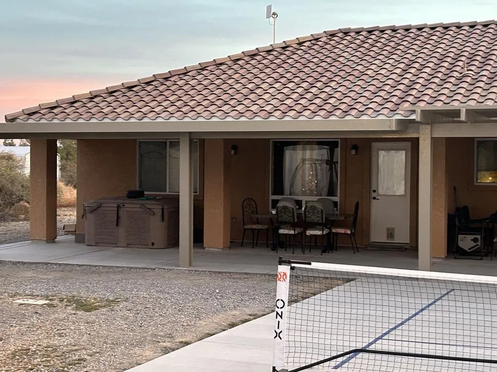 Custom landscape installation for beautiful yards in Pahrump, NV by Snowden Designs