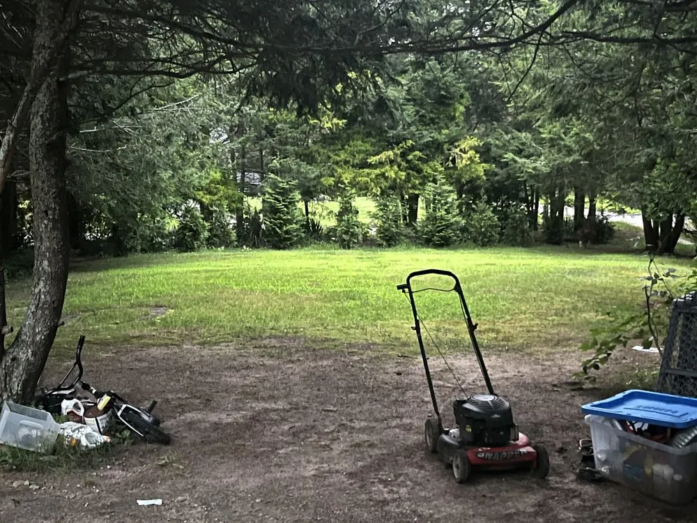 Custom yard maintenance with custom design in West Greenwich, RI by Snows All Seasons Landscaping