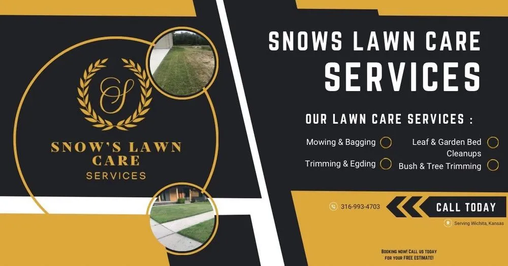 Custom lawn care service in Wichita, KS by Snow’s Lawn Care Services