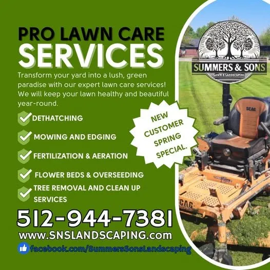 Professional garden landscaping in Point, TX by SNS Landscape