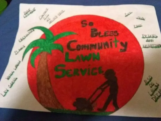 So Bless Community Lawn Service Logo