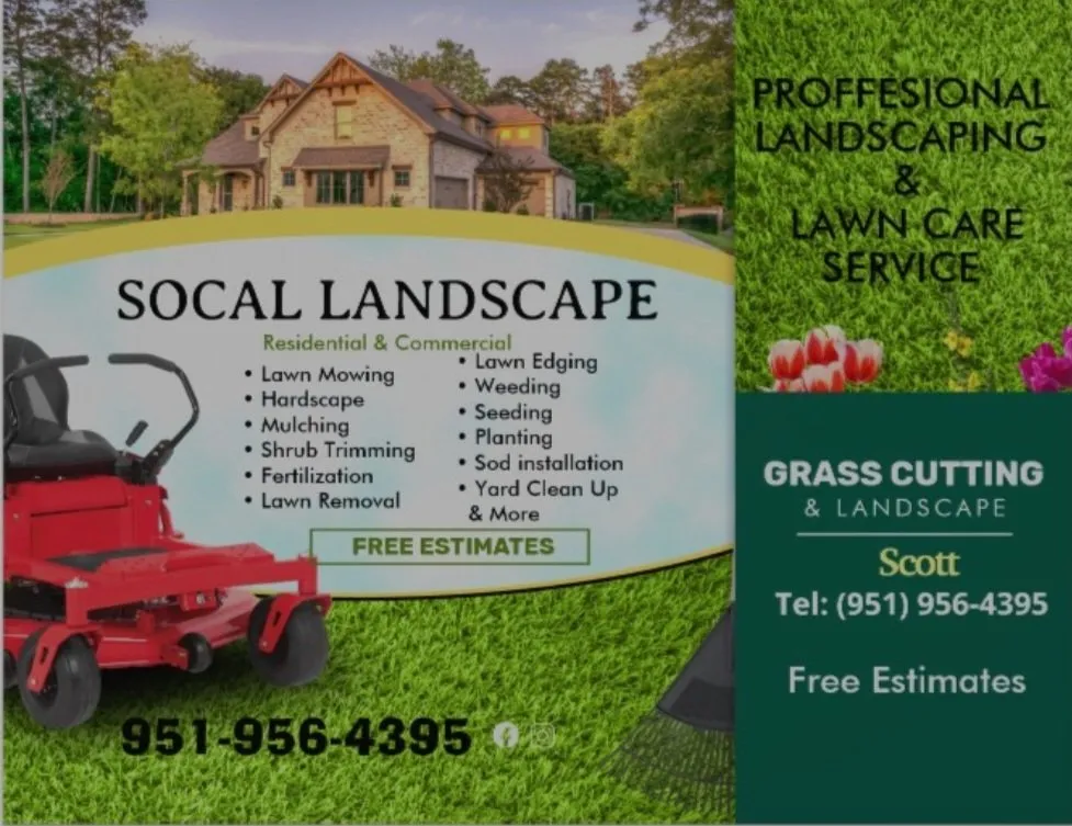 Reliable yard maintenance for homes in Riverside, CA by Socal Landscape and Maintenance