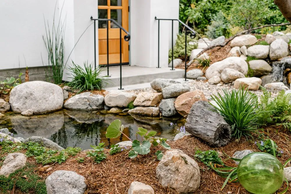 Expert landscape installation for homes in Sunland, CA by SoCal Ponds