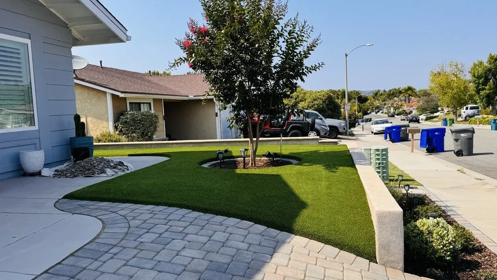 Expert lawn mowing service for year-round maintenance in San Marcos, CA by Socal Synthetic Lawns and Putting Greens