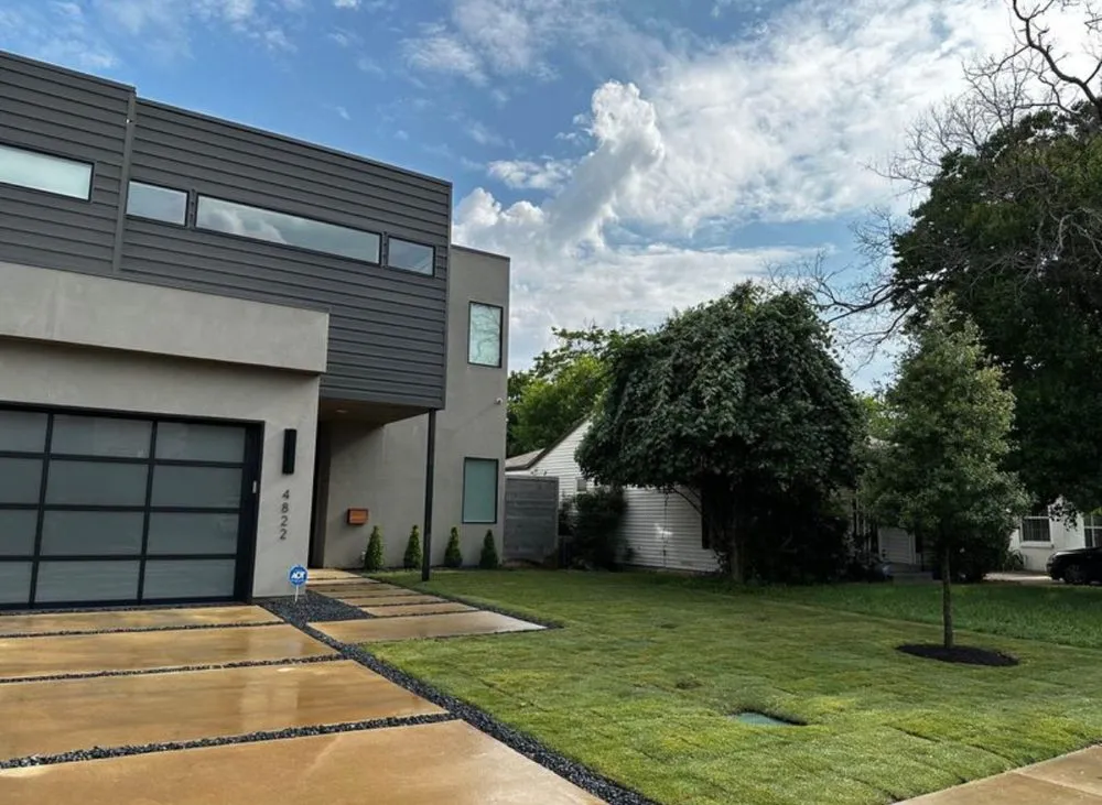 Custom landscaping services for outdoor upgrades across Dallas, TX - Sod & landscape installation by Blum