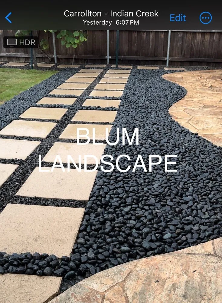 Local lawn care service with custom design across Dallas, TX - Sod & landscape installation by Blum