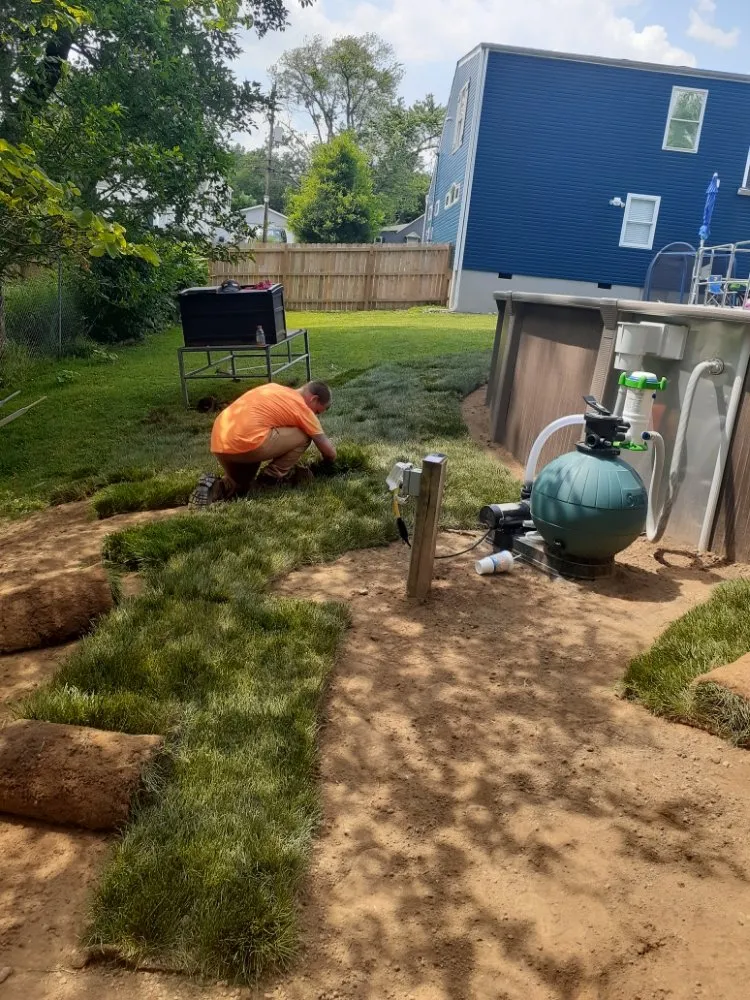 Professional yard maintenance for homes in Louisville, KY by Sod Gods Of Louisville