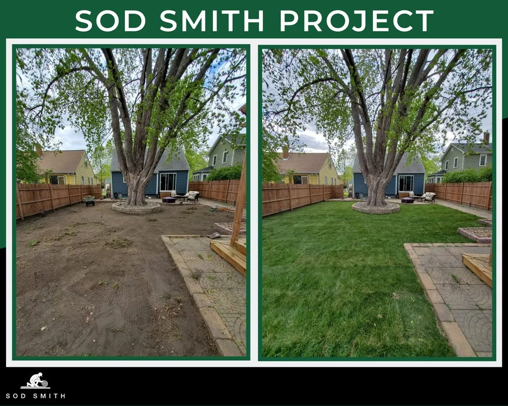 Custom garden landscaping in Minneapolis, MN - Sod Smith