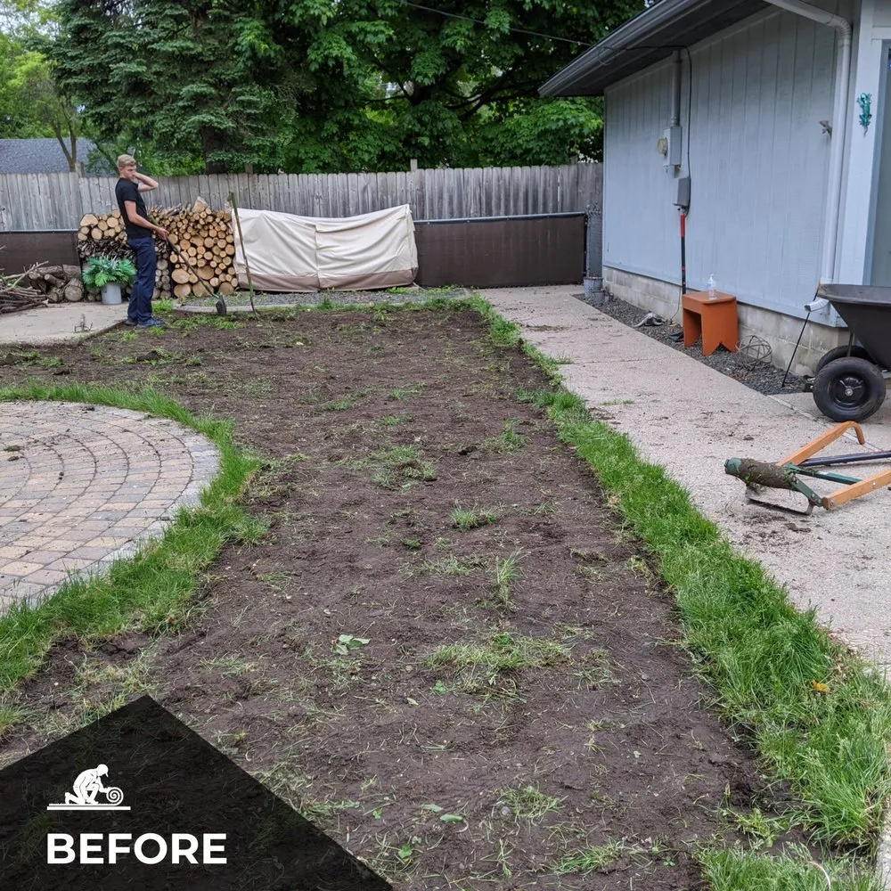 Custom garden landscaping in Minneapolis, MN - Sod Smith