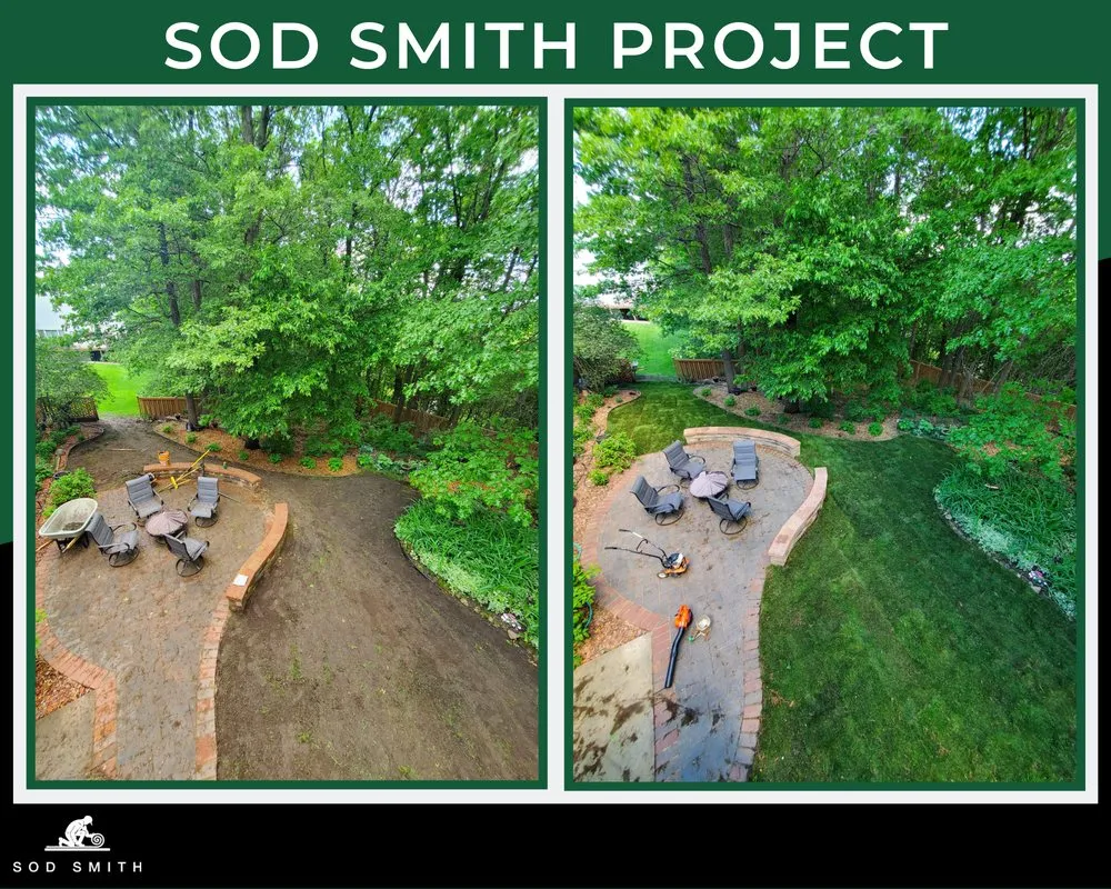 Professional outdoor landscaping in Minneapolis, MN by Sod Smith