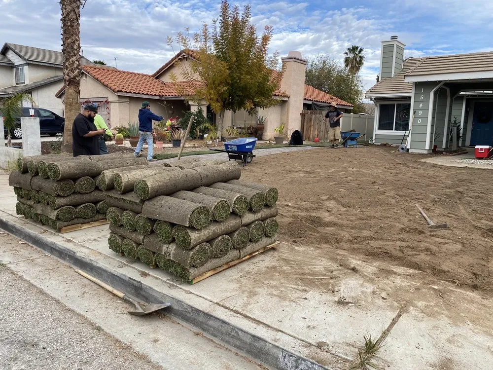 Affordable garden landscaping in Moreno Valley, CA - Sodman