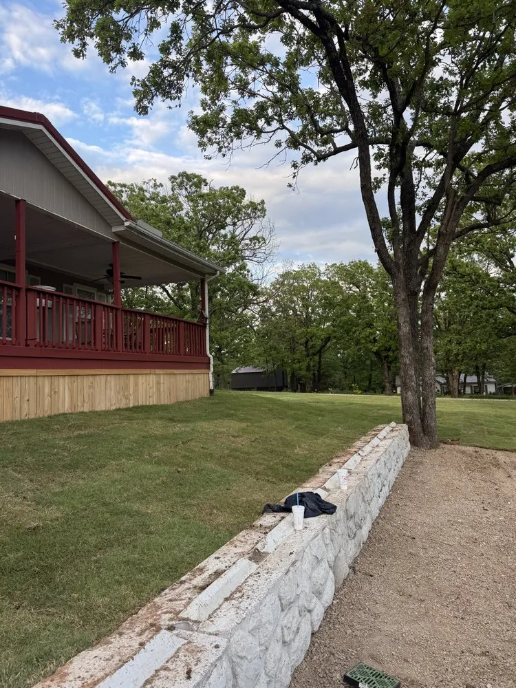 Custom outdoor landscaping in Eufaula, OK - Sodmasters