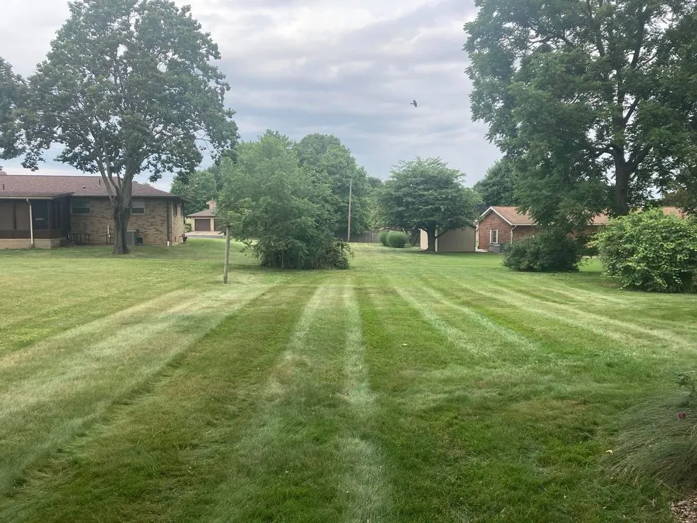 Custom lawn mowing service for residential properties in Canton, OH by Sofia's Landscaping