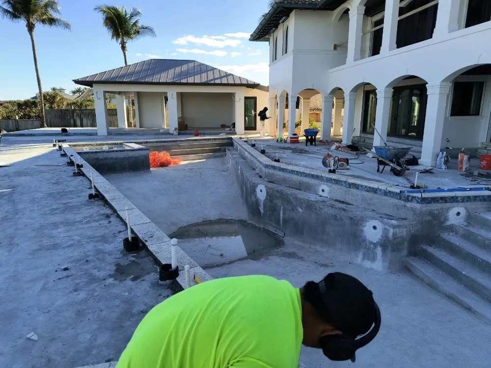 Custom landscape installation in Pompano Beach, FL by SoFlo Landscape & Design
