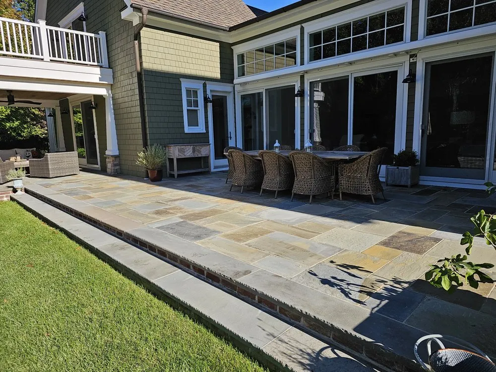 Professional garden landscaping in Aquebogue, NY by Soil & Stone Landscapes