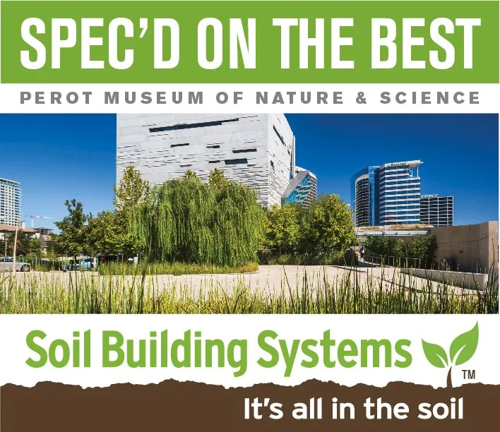 Local landscape design in Dallas, TX by Soil Building Systems