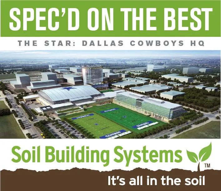 Professional outdoor landscaping in Dallas, TX by Soil Building Systems