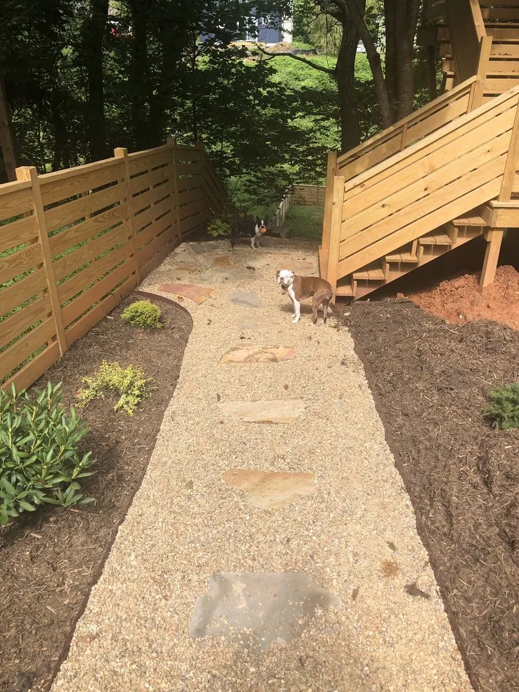 Custom landscape design in Asheville, NC by Sokol Landscaping